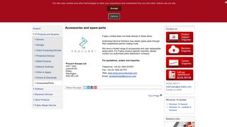 Accessories and spare parts - Fujitsu UK