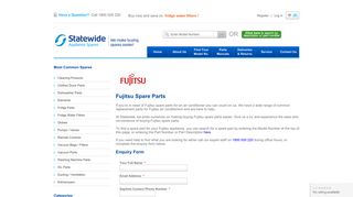 Fujitsu Spare Parts | Statewide Appliance Spares