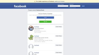 Fukbook Book Profiles | Facebook