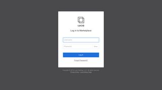 Log in · Marketplace