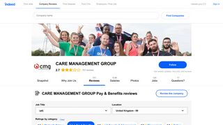 Working at CARE MANAGEMENT GROUP: Employee Reviews about ...