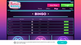 Play Online Bingo | Safari Bingo