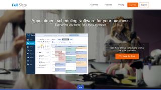 Online Appointment Scheduling by Full Slate
