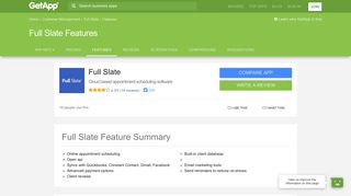 Full Slate Features & Capabilities | GetApp®