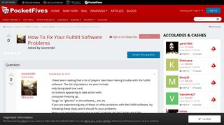 How To Fix Your Fulltilt Software Problems - Poker Advice ...