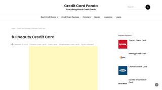fullbeauty Credit Card Review 2019 [Login and Payment] | Read ...