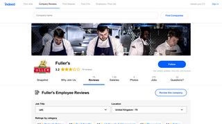 Working at Fuller's: 83 Reviews | Indeed.co.uk
