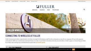 Wireless | Fuller Seminary