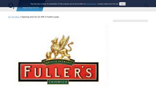 Opening time for O2 Wifi in Fuller's pubs - O2 The Blue