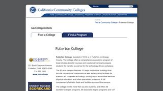 About Fullerton College