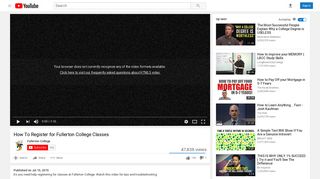 How To Register for Fullerton College Classes - YouTube