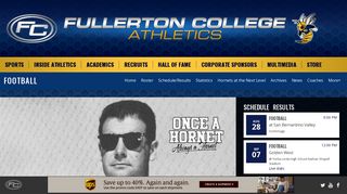 Football - Fullerton College Athletics