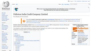 Fullerton India Credit Company Limited - Wikipedia
