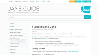 Fullscript and Jane | Jane - Clinic & Practice Management Software