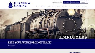 Employers - Full Steam Staffing