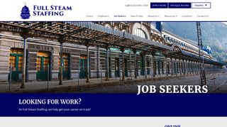 Job Seekers - Full Steam Staffing