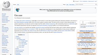 Use case - Wikipedia