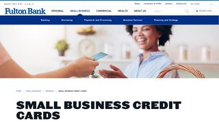 Small Business Credit Cards | Fulton Bank