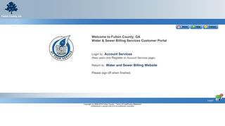 Fulton-Water Billing > Home