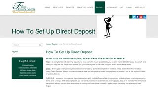 How To Set Up Direct Deposit - the Fulton County Schools pocketpal
