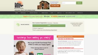 Fulton Savings Bank | Mortgage Loans in Fulton, NY