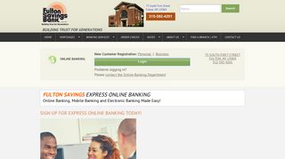 Express Online Banking | Fulton Savings Bank
