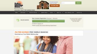 Mobile Banking | Online Banking | Fulton Savings Bank