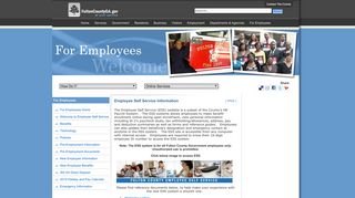 Employee Self Service Information - Fulton County