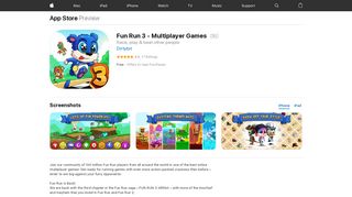 Fun Run 3 - Multiplayer Games on the App Store - iTunes - Apple