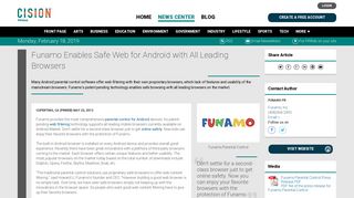 Funamo Enables Safe Web for Android with All Leading Browsers