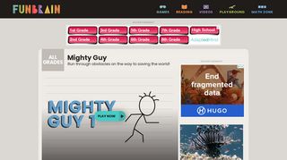 Mighty Guy - a game on Funbrain