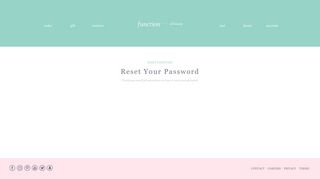 My Account | Login - Function of Beauty