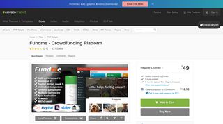 Fundme - Crowdfunding Platform by Miguel_Vasquez | CodeCanyon