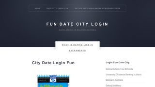 Fun Date City Login - Naperville