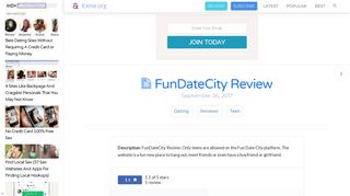 FunDateCity Review • Meet New People | fckme.org Live Chat