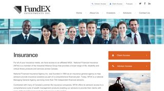 FundEX Investments Inc. / Insurance