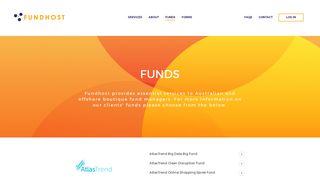 Funds - Fundhost - Fund Administration Trustee & Services Partner