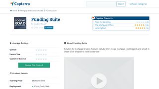 Funding Suite Reviews and Pricing - 2019 - Capterra