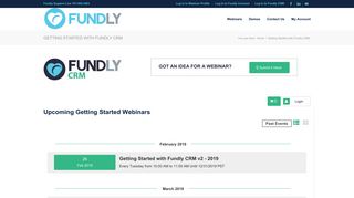 Fundly Events | Getting Started with Fundly CRM