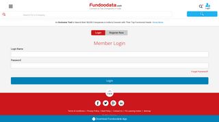 Mobile Login | Fundoodata