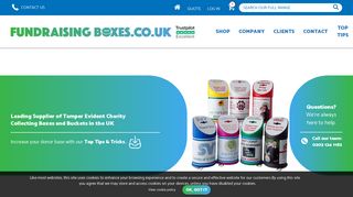 Fundraising Collection Boxes - Charity Collection Boxes UK