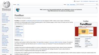 FundRazr - Wikipedia