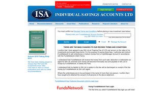 Funds Network Fast Login | ISA
