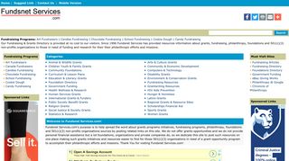 Fundsnet Services.com | Grants and Fundraising Directory for ...