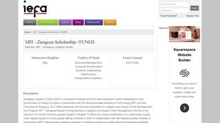 MIT - Zaragoza Scholarship / FUNED | International Scholarships ...