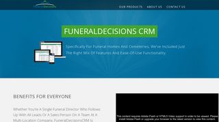 good CRM tool - Funeral Decisions