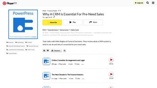 Why A CRM Is Essential For Pre-Need Sales Web – Funeral Radio ...