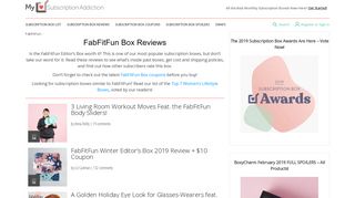 FabFitFun Box Reviews | MSA - My Subscription Addiction