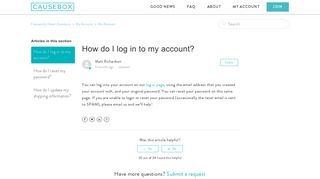 How do I log in to my account? – Frequently Asked Questions