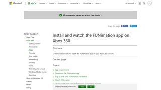 Install FUNimation | Xbox 360 - Xbox Support